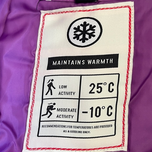 NWT Canada Weather Gear Snow Suit Hooded Kids 6/9MPurple Pink  Waterproof Warm - Picture 8 of 16